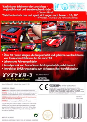 Ferrari Challenge box cover back